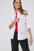 Бавовняна сорочка Answear Lab жіноча колір білий relaxed класичний комір (2433160)