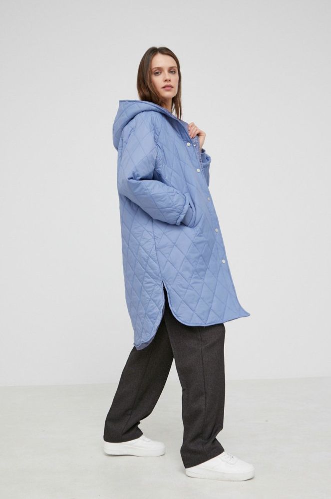 Куртка Answear Lab жіноча перехідна колір блакитний (2031136)