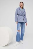 Куртка Answear Lab жіноча перехідна колір блакитний (2099505)