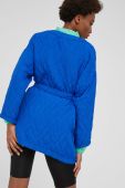 Піджак Answear Lab без застібки однотонна колір блакитний