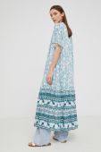 Кімоно Answear Lab без застібки візерунок колір блакитний