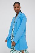 Піджак Answear Lab однобортний однотонна колір блакитний (2426634)