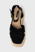 Сандалі Answear Lab колір чорний на танкетці