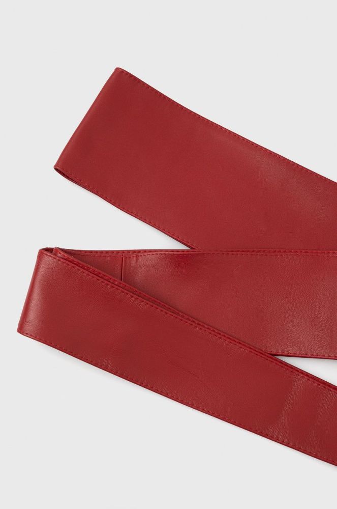 Шкіряний ремінь Answear Lab жіночий колір червоний (2101115)