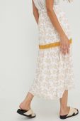 Спідниця Answear Lab колір білий maxi розкльошена (2477045)