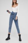 Джинси Answear Lab жіночі висока посадка колір блакитний (2107688)