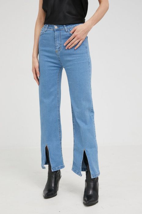 Джинси Answear Lab жіночі висока посадка колір блакитний (2341960)