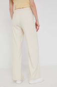 Штани Answear Lab жіночі колір бежевий широке висока посадка (2255669)