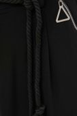 Штани Answear жіночі колір чорний широке висока посадка