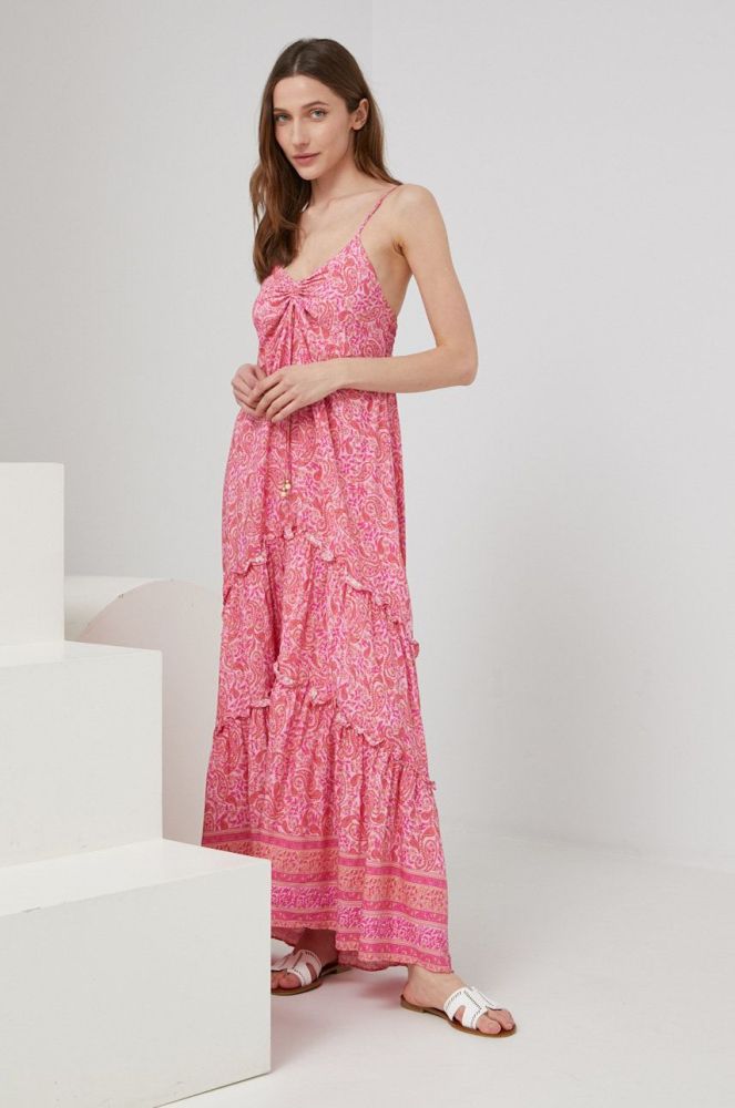 Сукня Answear Lab колір рожевий maxi пряма (2313427)
