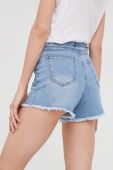 Джинсові шорти Answear Lab жіночі однотонні висока посадка колір блакитний (2293501)