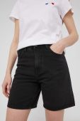 Шорти Answear Lab жіночі колір чорний однотонні висока посадка (2269006)
