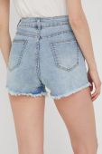 Джинсові шорти Answear Lab жіночі однотонні висока посадка колір блакитний (2255127)