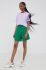 Шорти Answear Lab жіночі колір зелений однотонні висока посадка (2426747)