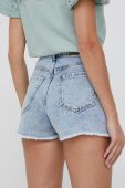 Джинсові шорти Answear Lab жіночі однотонні висока посадка колір блакитний (2430194)
