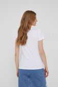 Бавовняна футболка Answear Lab колір білий (2228767)