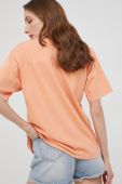 Бавовняна футболка Answear Lab колір помаранчевий (2310605)