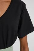 Бавовняна футболка Answear Lab колір чорний (2417481)