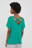 Футболка Answear Lab жіночий колір зелений