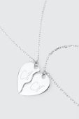 Срібне кольє Answear Lab 2-pack X Лімітована колекція SISTERHOOD колір срібний