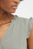 Блузка Answear Lab жіноча колір зелений однотонна (3258603)