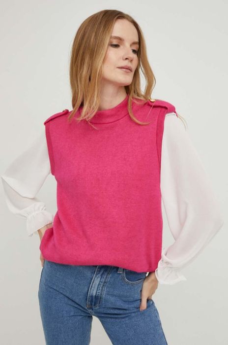 Безрукавка Answear Lab жіноча колір рожевий