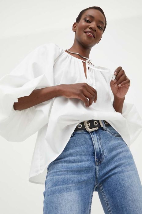Блузка Answear Lab жіноча колір білий однотонна (3261676)