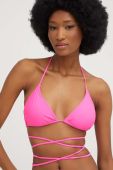 Купальний бюстгальтер Answear Lab колір рожевий злегка ущільнена чашечка (3189214)