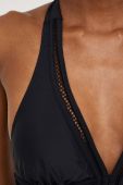 Купальний бюстгальтер Answear Lab колір чорний злегка ущільнена чашечка (3182491)