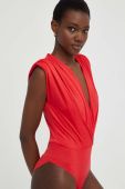 Боді Answear Lab колір червоний однотонна