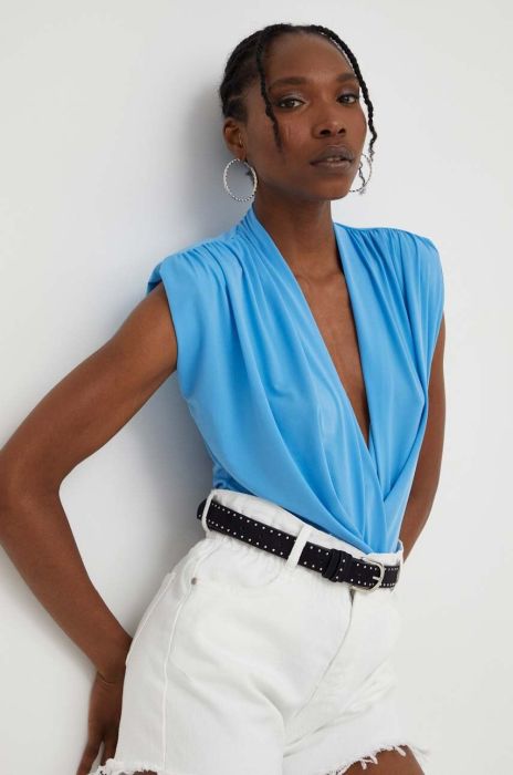 Боді Answear Lab колір блакитний (3286591)