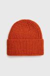 Шапка з вовною Answear Lab колір помаранчевий Шапка з вовною Answear Lab колір помаранчевий
