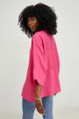 Сорочка Answear Lab жіноча колір рожевий relaxed класичний комір (3079617)