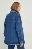 Джинсова куртка Answear Lab жіноча oversize колір блакитний