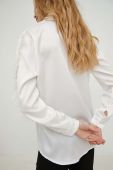 Сорочка Answear Lab жіноча колір білий regular класичний комір (2989309)