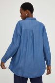 Сорочка Answear Lab жіноча regular класичний комір колір блакитний (3168046)