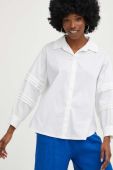 Бавовняна сорочка Answear Lab жіноча колір білий relaxed класичний комір (3177562)