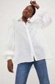 Сорочка Answear Lab жіноча колір білий regular класичний комір (3160766)