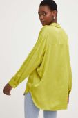Сорочка Answear Lab жіноча колір зелений relaxed класичний комір (3164026)
