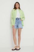 Бавовняна сорочка Answear Lab жіноча колір зелений relaxed класичний комір (3249247)