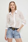 Бавовняна сорочка Answear Lab жіноча колір білий regular класичний комір (3277663)