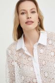 Бавовняна сорочка Answear Lab жіноча колір білий regular класичний комір (3277663)