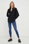 Сорочка Answear Lab жіноча колір чорний regular зі стійкою (3405231)