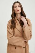 Пальто з вовною Answear Lab колір коричневий перехідне (2863098)