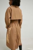 Плащ Answear Lab колір коричневий перехідний двобортний (2992130)