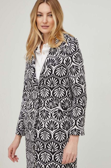 Пальто Answear Lab жіноче колір чорний перехідне (3054901)