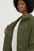 Пальто Answear Lab жіноче колір зелений перехідне oversize (3192372)