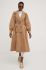 Тренч Answear Lab жіночий колір коричневий перехідний (3214796)