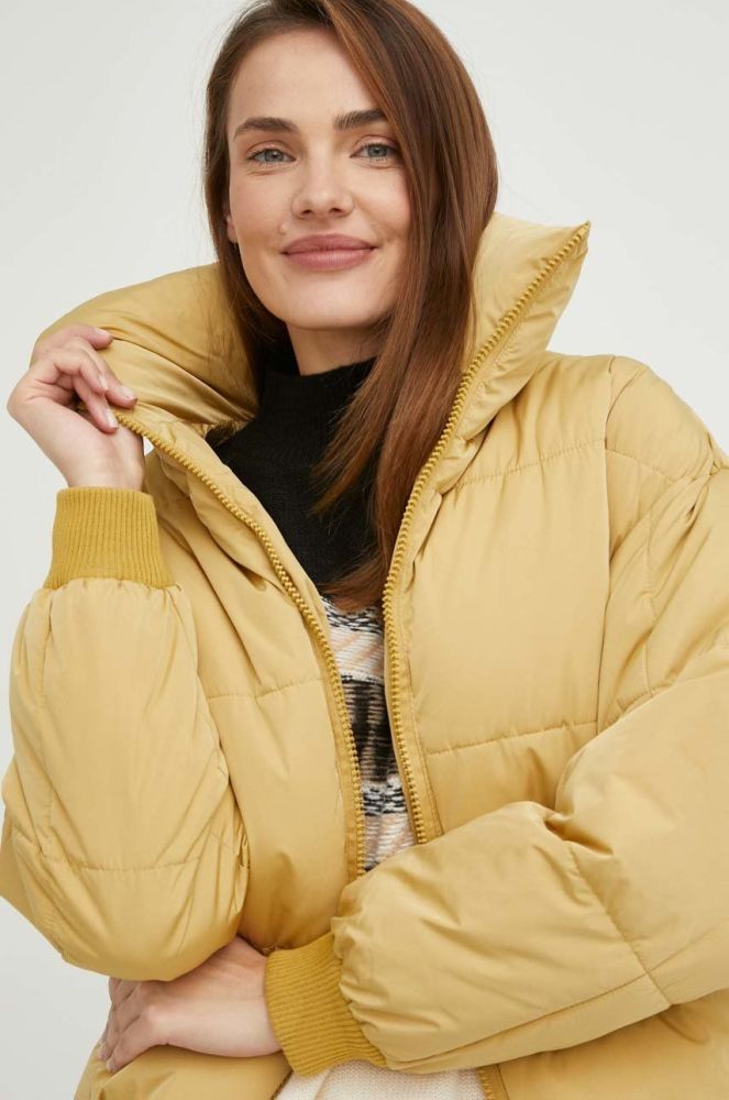 Куртка Answear Lab жіноча колір жовтий зимова oversize (2815973)