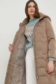 куртка Answear Lab жіноча колір бежевий зимова (2859708)